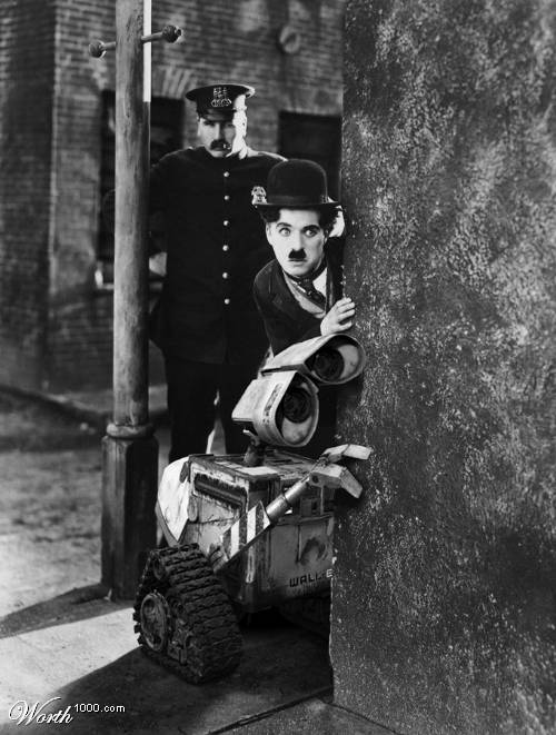 Chaplin-Wall-E