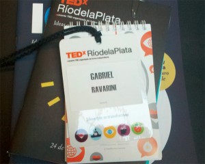 Acreditación y materiales de TEDxRíodelaPlata